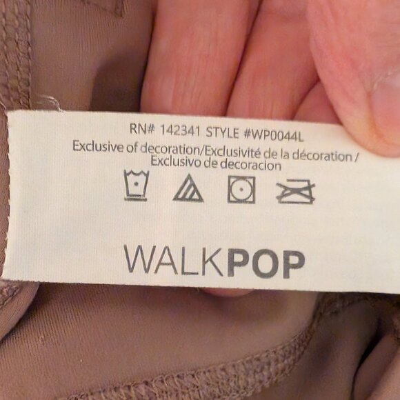 Walk Pop Pink Leggings with Black Side Panels - Picture 9 of 11